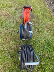 Kable 40 m x3 na bębnie