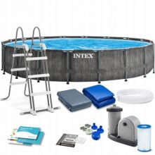 Nowy Basen Stelażowy INTEX 549x122cm Greywood
