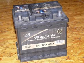 Akumulator Hart 12V 52AH 470H