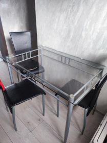 Stół szklany 120x75