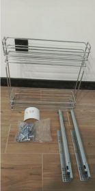 Cargo boczny Emuca L-450 srebrny