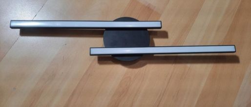 BRILO lampa sufitowa 480lm czarna