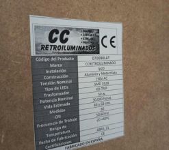 Obraz podświetlany okno dekoracyjne CCRETROILUMINADOS