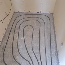 Frezowanie w betonie pod ogrzewanie podłogowe