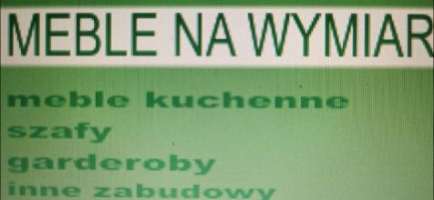 Meble na wymiar