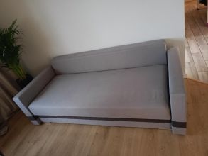 Kanapa sofa rozkładana z poduszkami