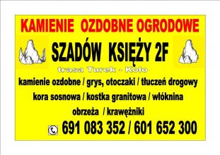 kamienie ozdobne, otoczaki, łupki,głazy, grys, kostka...