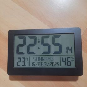 Zegar budzik TFA cyfrowy radiowy z podświetlaniem