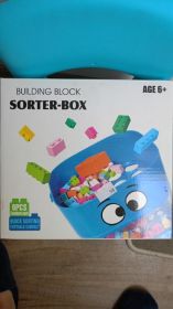Stolik BURGKIDZ+ klocki sorter box z pojemnikiem