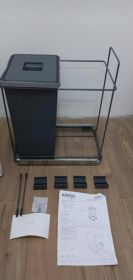 Elletipi Kosz na śmieci z prowadnicami 24l 1szt.