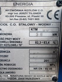 Piec 50 kw centralnego ogrzewania