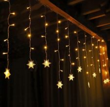 Salcar kurtyna świetlna gwiazdki 3,2x0,8m