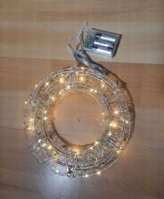 Wieniec dekoracyjny LED świąteczny wianek