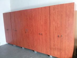 Szafy biurowe podwójne wolnostojące