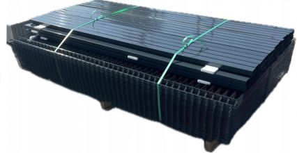 komplet ogrodzenia 1,23x2,5 fi4 antracyt