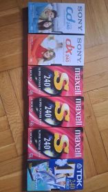 Kasety VHS czyste nieużywane