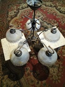 Żyrandol + kinkiety