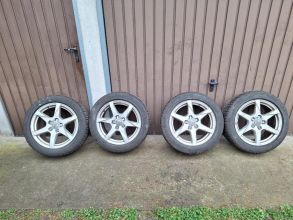 Sprzedam opony wraz z alufelgami