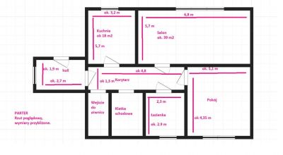 Dom w Trzęśniewie na sprzedaż gm Kościelec