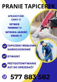 Pranie tapicerek meblowych i samochodowych