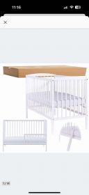 Łóżeczko dziecięce 2w1