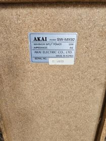 Wieża AKAI AC-MX92 wraz z kolumnami