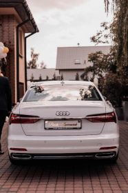 Podwiozę do ślubu pięknym Audi A6 C8, kolor biała...