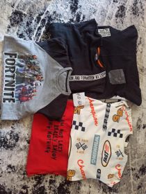 Ubrania 146-152 dla chlopca i kurtki zimowe