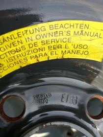 Kolo zapasowe opel R15