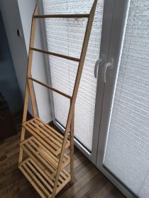 Stojak wieszak półka regał szafka bambusowy nowy...