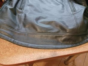 Kurtka motocyklowa skórzana męska XL