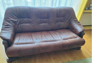 Meble na sprzedaż (meble kuchenne, sofa, fotele, stół)