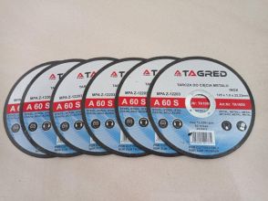 Tarcze do cięcia metalu stali 125x1,0x22mm