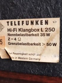 Kolumny telefunken L 250