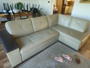 Sprzedam kanapę ze skóry naturalnej