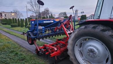 Zestaw uprawowo siewny 3m Kverneland Nordsten