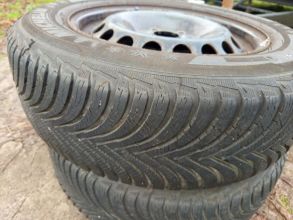 Kola felgi stalowe opony Michelin zimowe audi VW skoda...