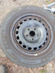 Kola felgi stalowe opony Michelin zimowe audi VW skoda...