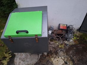 Sprzedam zbiornik na ekogroszek ze sterownikiem