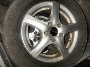 Zamienię Alufelgi 15 5×112 z oponami letnimi