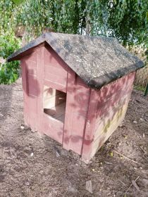 Buda dla psa ocieplona