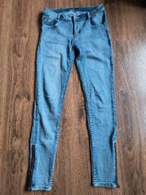 Jeansy rurki roz M