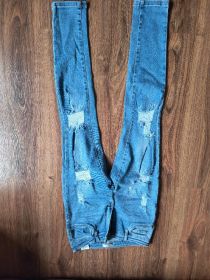 Jeansy rurki roz M