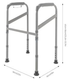 Rama do toalety, pomoc w wstawaniu toalety, stal...