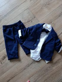 Komplet zestaw do chrztu roczek dla chłopca