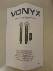 Mikrofon bezprzewodowy Vonyx WM552. Nowy