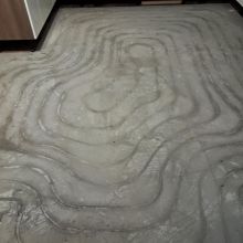 Frezowanie w betonie pod ogrzewanie podłogowe