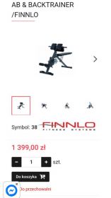 ławeczka do ćwiczeń ab & backtrainer /finnlo