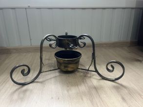 Stojak choinkowy , Fi 100 , porządny metalowy z misą na...