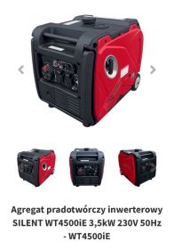 Agregat pradotwórczy inwerterowy SILENT WT4500iE 3,5kW...